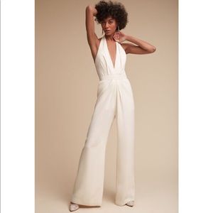 Mara Ivory Wide Leg Jumpsuit